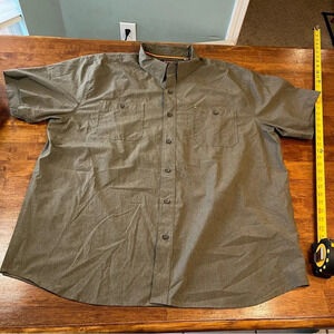 Ridgecut Toughwear men’s button down shirt short sleeveve light mesh size 2XL